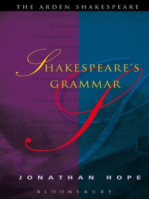 cover image of Shakespeare's Grammar